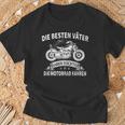 Die Besteater Haben Töchter Die Motorrad Fahren German L T-Shirt Geschenke für alte Männer