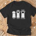 Divertidas Tijeras De Papel Para Gatos Y Amantes De Los Gatos Camiseta unisex Regalos para ancianos