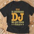 Dj Profesión Divertida Dj Camiseta unisex Regalos para ancianos