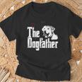 The Dogfather Labrador DadFathers Day T-Shirt Gifts for Old Men