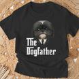 The Dogfather Shih Tzu Dad Shih Tzu Papa Lustiger Hundebesitzer T-Shirt Geschenke für alte Männer