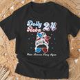 Dolly And Reba 2024 Make America Fancy Again Messy Bun T-Shirt Gifts for Old Men