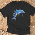 Dolphin Diver Whales Tümmler Dolphin T-Shirt Geschenke für alte Männer