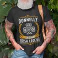 Donnelly Irish Name Vintage Ireland Family Surname T-Shirt Gifts for Old Men