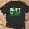 Dont Kiss Her She's St Taken Patrick's Day Couple Matching T-Shirt Gifts for Old Men