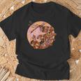 Dragonfly And Mushrooms Cottage Core T-Shirt Gifts for Old Men