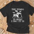 Drums Drumset Musician Drummer T-Shirt Gifts for Old Men