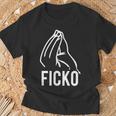 Du Ficko Wage Italian Gesture T-Shirt Geschenke für alte Männer