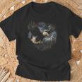 Eagle Bird Mountains T-Shirt Gifts for Old Men