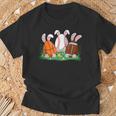 Easter Boys Baseball Basketball Football Bunny Eggs T-Shirt Gifts for Old Men