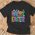 Easter Faux Sequin Bunny T-Shirt Gifts for Old Men