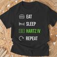 Eat Sleep Hartz 4 Repeat T-Shirt Geschenke für alte Männer