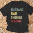 Ehemann Papa Skinner Legendeatertag Lustig T-Shirt Geschenke für alte Männer