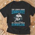 Ein Leben Ohne Eishockey Slogan Ice Hockey Player T-Shirt Geschenke für alte Männer