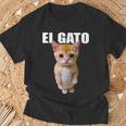El Gato Meme Triste Llorando Gato Munchkin Kitty Meme De Moda Camiseta unisex Regalos para ancianos