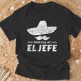 El Jefe Mexican Sombrero T-Shirt Geschenke für alte Männer