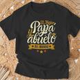 El Mejor Papa Y Abuelo Del Mundo Para Día Del Padre Camiseta unisex Regalos para ancianos