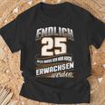 Endlich 25 Nur Noch Arwachsenwerden Geburtsjahr Birthday T-Shirt Geschenke für alte Männer