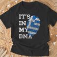 Es Ist In My Dna Greek Genetics Greek Roots T-Shirt Geschenke für alte Männer