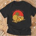 Es Muss Kein Wissen Pizza & Pineapple Hawaii Essen T-Shirt Geschenke für alte Männer