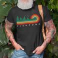 Evergreen Vintage Stripes Fishpond Alabama T-Shirt Gifts for Old Men