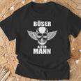 Evil Old Man Skull Dad T-Shirt Geschenke für alte Männer