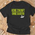 Farmers Demo Farmers Demonstration Keine Zukunft Ohne Farmers T-Shirt Geschenke für alte Männer