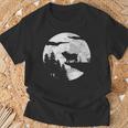 Farmers Pig Full Moon Piglet Pig T-Shirt Geschenke für alte Männer