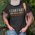 I Can Fart And Walk Away Whats Your Superpower Fart T-Shirt Gifts for Old Men