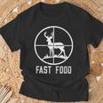 Fast Food Deer Hunting For Hunters T-Shirt Gifts for Old Men