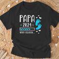 Father 2024 Wird Geladen Papa Loading 2024 Werdender Papa T-Shirt Geschenke für alte Männer