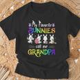 My Favorite Bunnies Call Me Grandpa Bunny Easter Day T-Shirt Gifts for Old Men