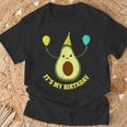 Fiesta De Cumpleaños Avocado It's My Birthday Con Temática Para Amantes De Los Aguacates Camiseta unisex Regalos para ancianos