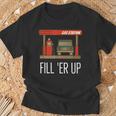 Fill Er Up Gas Station Attendant T-Shirt Gifts for Old Men