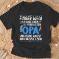 Finger Weg Ich Habe Einen Verrückten Opa Grandpa S T-Shirt Geschenke für alte Männer