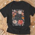Floral He Is Risen He Is Not Here Just As He Said T-Shirt Gifts for Old Men