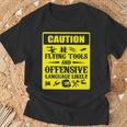 Flying Tools & Offensive Language Welder T-Shirt Gifts for Old Men