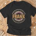 Frank The Man The Myth The Legend First Name Frank T-Shirt Gifts for Old Men