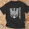 Frankfurt With Eagle In Retro Style T-Shirt Geschenke für alte Männer