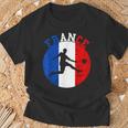 Frankreich Flagge Französisch Fußball Team French Roots French Pride T-Shirt Geschenke für alte Männer