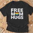 Free Mom Hugs Free Mom Hugs Rainbow Gay Pride T-Shirt Gifts for Old Men