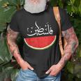 Free Palestine Arabic Palestine Gaza This Is Not Watermelon T-Shirt Gifts for Old Men