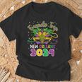 Friends Trip New Orleans 2024 Mardi Gras Masked T-Shirt Gifts for Old Men
