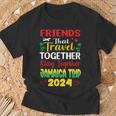 Friends That Travel Together Jamaica Trip Caribbean 2024 T-Shirt Gifts for Old Men