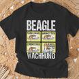 Beagle Dog Beagle Guard Dog T-Shirt Geschenke für alte Männer