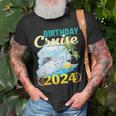 Birthday Cruise Squad 2024 Vacation Matching Family T-Shirt Gifts for Old Men