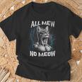 Bootleg Mewing Cat Looksmaxxing Meme All Mew No Meow T-Shirt Gifts for Old Men Bootleg Mewing Cat Looksmaxxing Meme All Mew No Meow T-Shirt Gifts for Old Men