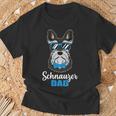 Dog Dad Dwarf Schnauzer Dog Long-Sleeved T-Shirt Geschenke für alte Männer