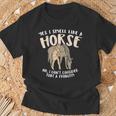 Equestrian I Smell Like Horse Girl T-Shirt Gifts for Old Men