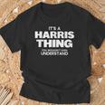 Family Reunion It's A Harris Thing Family Name T-Shirt Gifts for Old Men